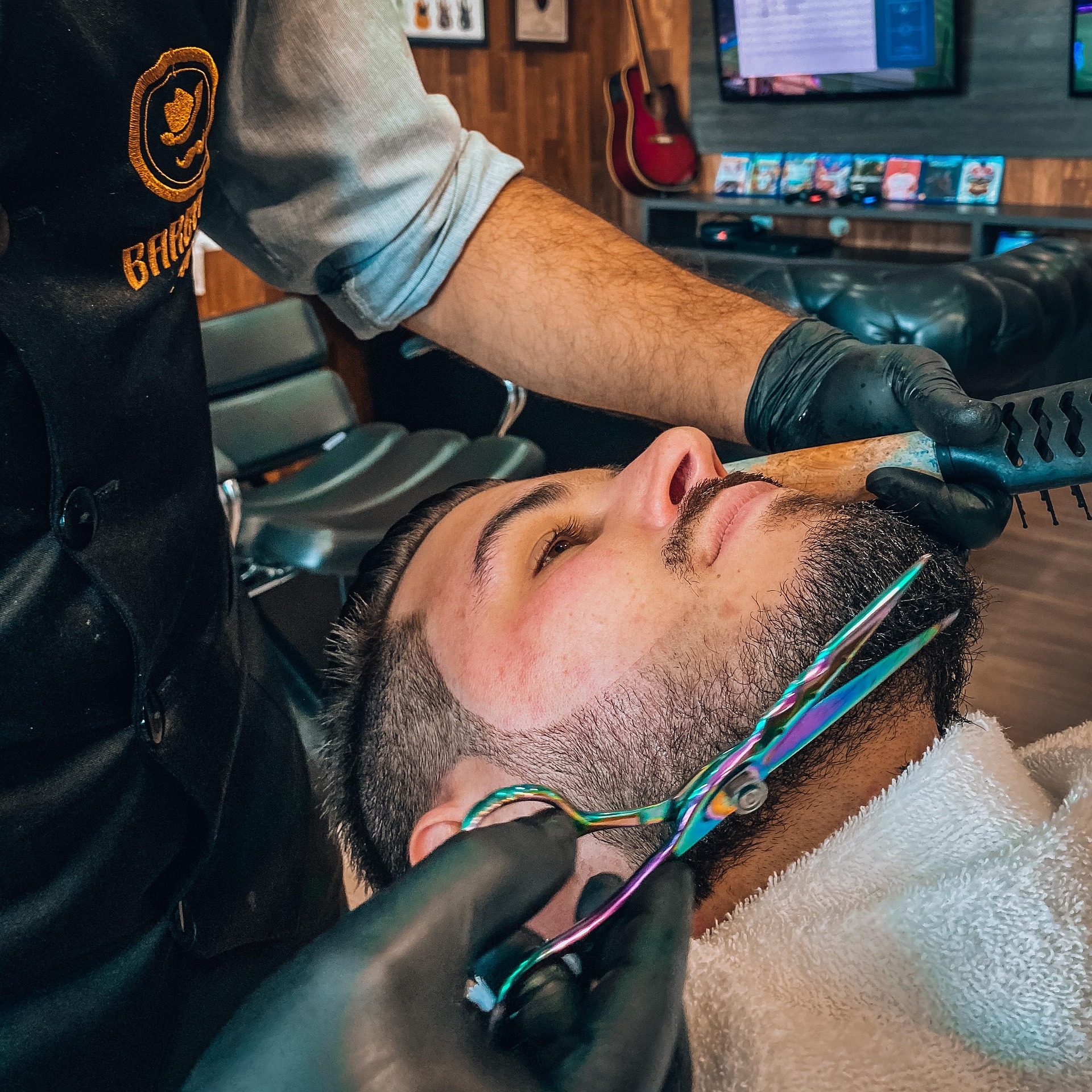 Barber bei der Arbeit